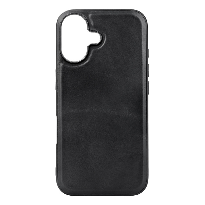 Buffalo Phone Case Leather Magseries Black - iPhone 16 in the group SMARTPHONE & TABLETS / Phone cases / Apple / iPhone 16 at TP E-commerce Nordic AB (C79380)