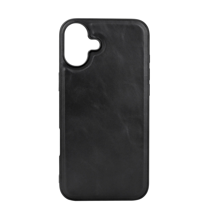 Buffalo Phone Case Leather Magseries Black - iPhone 16 Plus in the group SMARTPHONE & TABLETS / Phone cases / Apple / iPhone 16 at TP E-commerce Nordic AB (C79381)