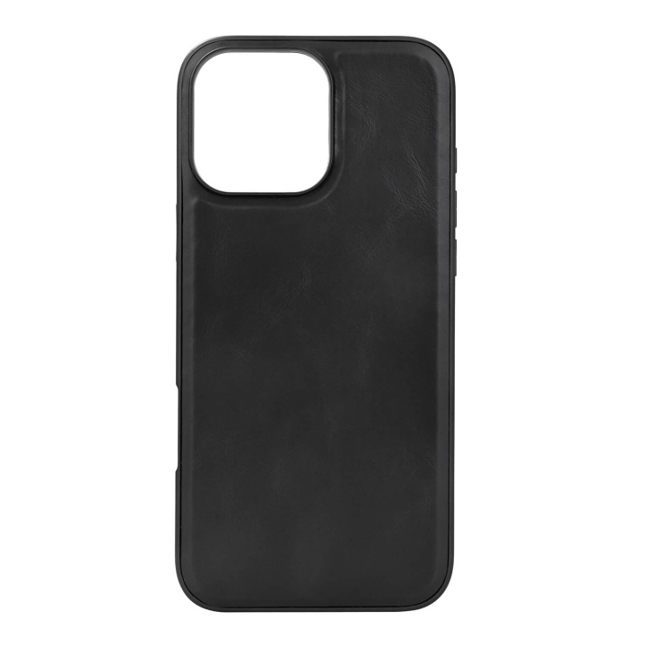 Buffalo Phone Case Leather Magseries Black - iPhone 16 Pro Max in the group SMARTPHONE & TABLETS / Phone cases / Apple / iPhone 16 at TP E-commerce Nordic AB (C79383)