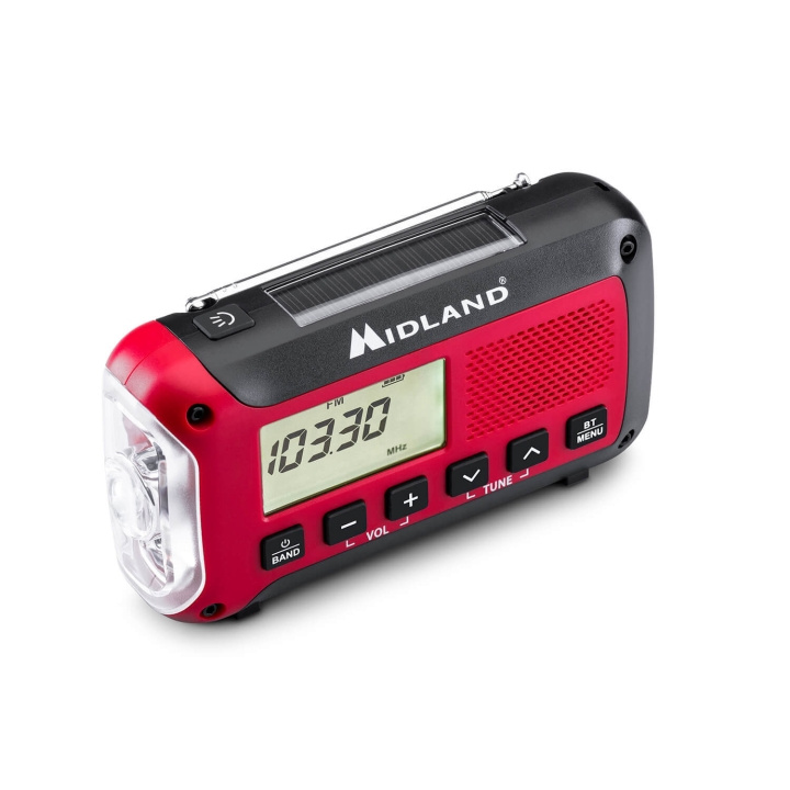 Midland Emergency Radio ER250BT in the group HOME, HOUSEHOLD & GARDEN / Watches & Counters / Alarmclocks at TP E-commerce Nordic AB (C79405)