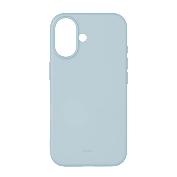 Onsala Phone Case with Silicone Feel Concrete - iPhone 16 in the group SMARTPHONE & TABLETS / Phone cases / Apple / iPhone 16 at TP E-commerce Nordic AB (C79420)