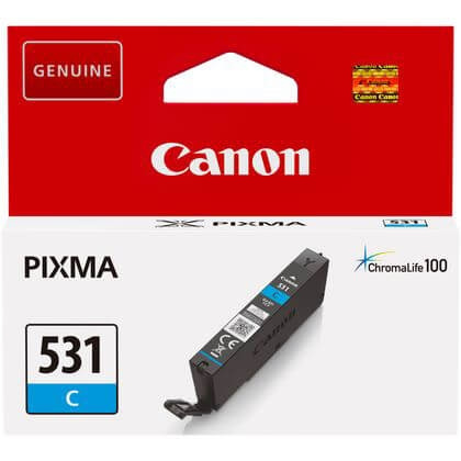 Canon Ink 6119C001 CLI-531 Cyan in the group COMPUTERS & PERIPHERALS / Printers & Accessories / Ink & Toner / Ink cartridges / Canon at TP E-commerce Nordic AB (C79424)