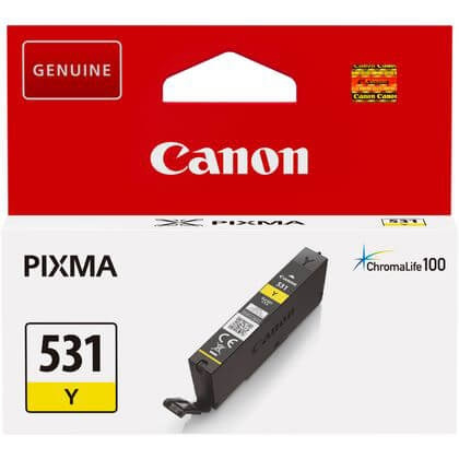 Canon Ink 6121C001 CLI-531 Yellow in the group COMPUTERS & PERIPHERALS / Printers & Accessories / Ink & Toner / Ink cartridges / Canon at TP E-commerce Nordic AB (C79426)