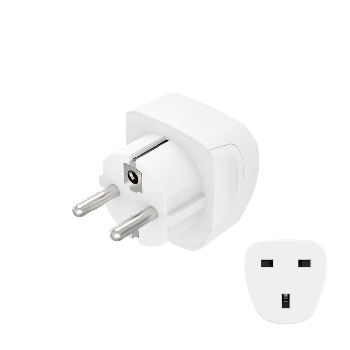 Hama Traveladapter Type G UK-EU in the group HOME, HOUSEHOLD & GARDEN / Electricity & Lighting / Travel adapters at TP E-commerce Nordic AB (C79449)