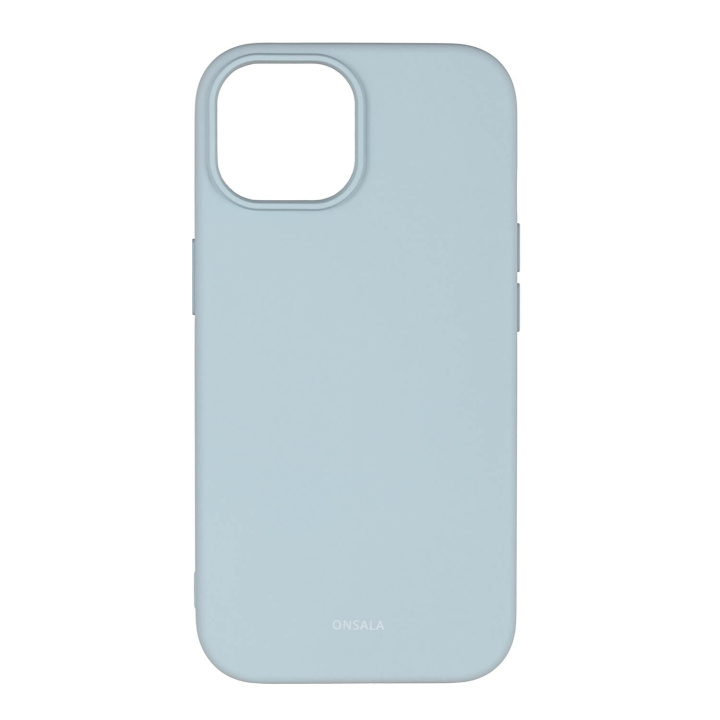 Onsala Phone Case with Silicone Feel Concrete - iPhone 13/14/15 in the group SMARTPHONE & TABLETS / Phone cases / Apple / iPhone 13 at TP E-commerce Nordic AB (C79470)