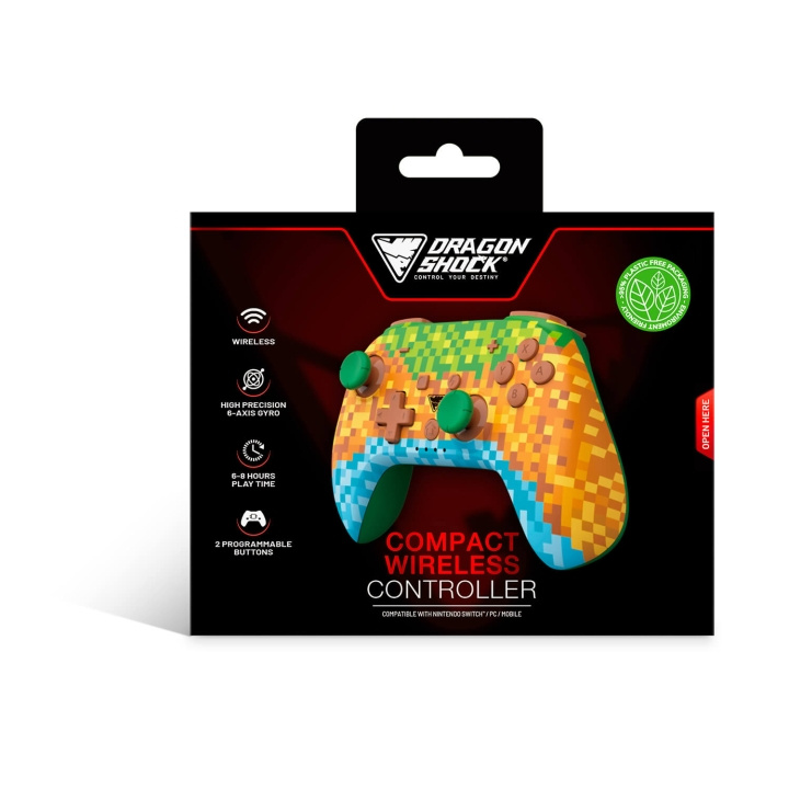 DragonShock Wireless Controller Poptop for NSW Minecraft in the group HOME ELECTRONICS / Game consoles & Accessories / Nintendo Switch / Accessories at TP E-commerce Nordic AB (C79479)