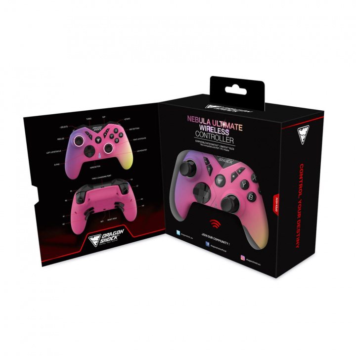 DragonShock Wireless Controller Nebula Pro for NSW Candy in the group HOME ELECTRONICS / Game consoles & Accessories / Other games at TP E-commerce Nordic AB (C79484)