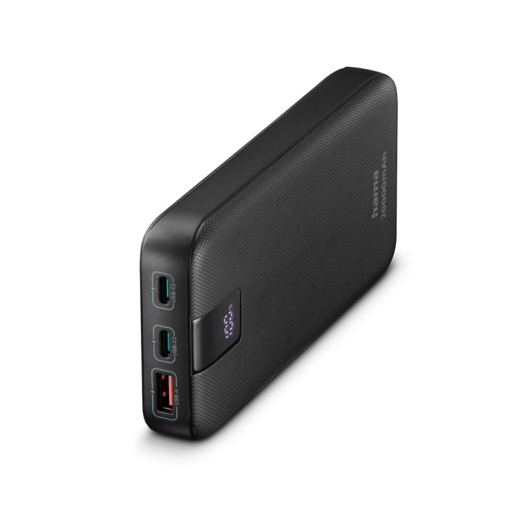 Hama Powerbank PD 20000mAh 2xUSB-C+1xUSB-A Anthracite in the group SMARTPHONE & TABLETS / Chargers & Cables / Powerbanks at TP E-commerce Nordic AB (C79492)