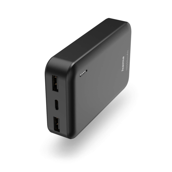 Hama Powerbank 10000mAh 2xUSB-A Anthracite in the group SMARTPHONE & TABLETS / Chargers & Cables / Powerbanks at TP E-commerce Nordic AB (C79493)