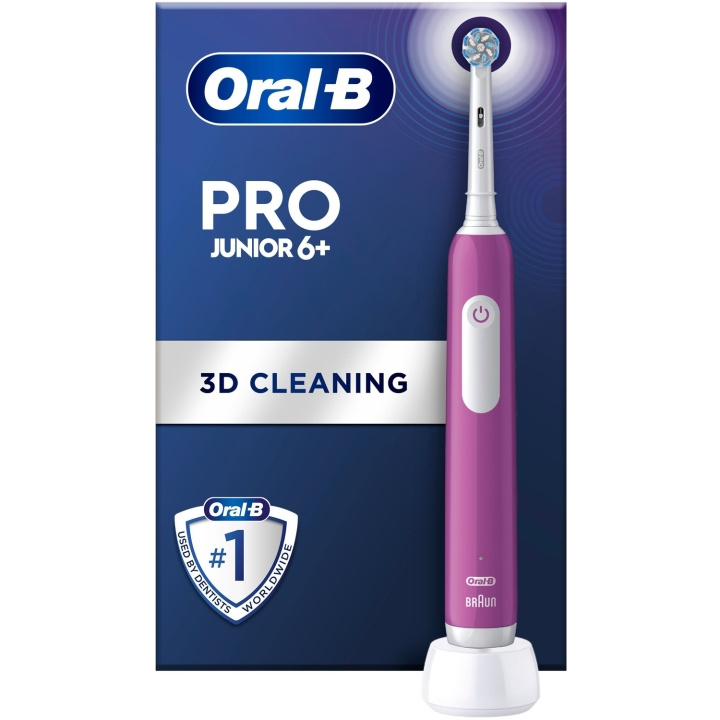 Oral B Eltandborste Junior Purple SUT in the group BEAUTY & HEALTH / Oral care / Electric toothbrushes at TP E-commerce Nordic AB (C79524)