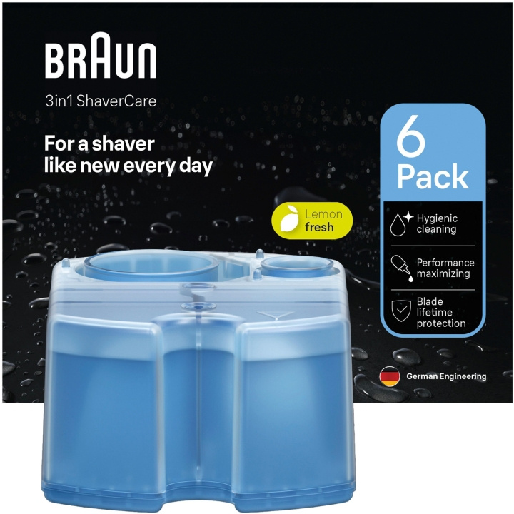 Braun Rengöringsrefill CCR5+1 in the group BEAUTY & HEALTH / Hair & Styling / Shaving & Trimming / Shavers at TP E-commerce Nordic AB (C79525)