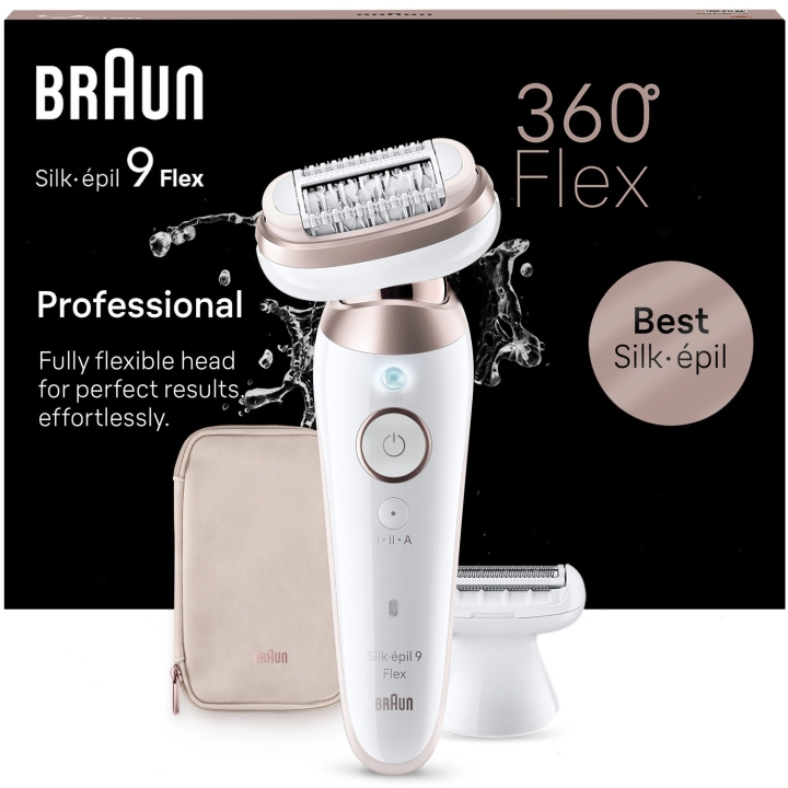 Braun Epilator Silk-épil 9 Flex 3D SES9-030 in the group BEAUTY & HEALTH / Hair & Styling / Hair removal / Epliators at TP E-commerce Nordic AB (C79528)