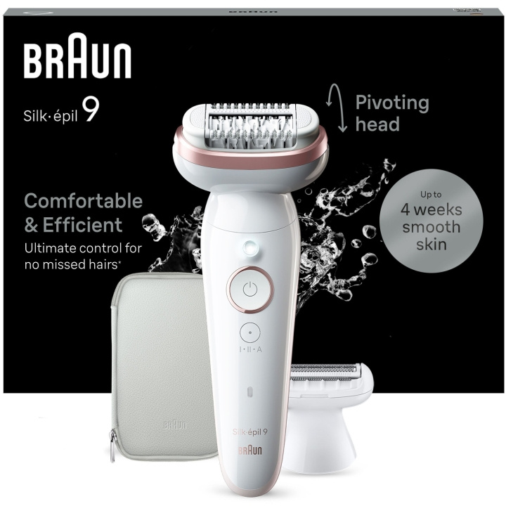 Braun Epilator Silk-épil 9 SES9-030 in the group BEAUTY & HEALTH / Hair & Styling / Hair removal / Epliators at TP E-commerce Nordic AB (C79529)