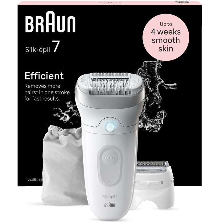 Braun Epilator Silk-épil 7 SE7-041 in the group BEAUTY & HEALTH / Hair & Styling / Hair removal / Epliators at TP E-commerce Nordic AB (C79530)