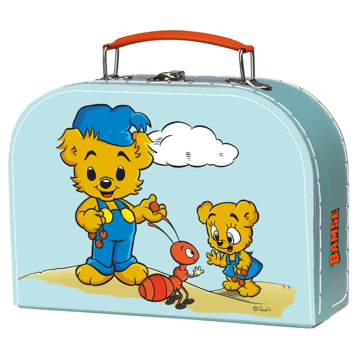 Micki Bamse Pappväska Turkos in the group TOYS, KIDS & BABY PRODUCTS / Travel / Bags for kids / Suitcases at TP E-commerce Nordic AB (C79533)