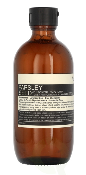 AESOP Parsley Seed Anti Oxidant Facial Toner 200 ml in the group BEAUTY & HEALTH / Skin care / Face / Skin serum at TP E-commerce Nordic AB (C79537)