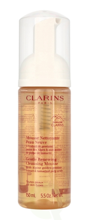 Clarins Gentle Renewing Cleansing Mousse w/Pump 150 ml in the group BEAUTY & HEALTH / Skin care / Face / Cleaning at TP E-commerce Nordic AB (C79557)