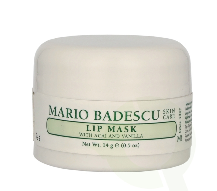 Mario Badescu Lip Mask With Acai & Vanilla 14 g in the group BEAUTY & HEALTH / Makeup / Lips / Lip balm at TP E-commerce Nordic AB (C79570)