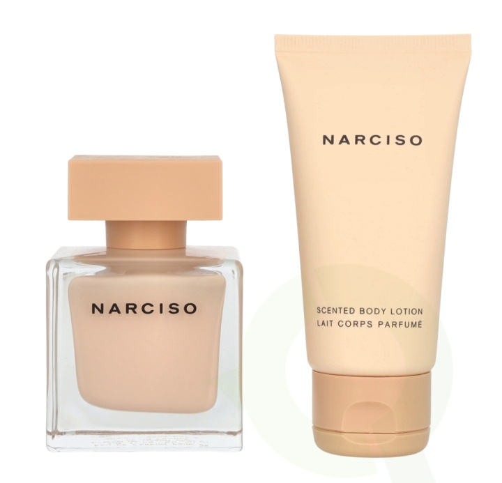 Narciso Rodriguez Narciso Poudree Giftset 100 ml Edp Spray 50ml/Body Lotion 50ml in the group BEAUTY & HEALTH / Gift sets / Gift sets for her at TP E-commerce Nordic AB (C79595)