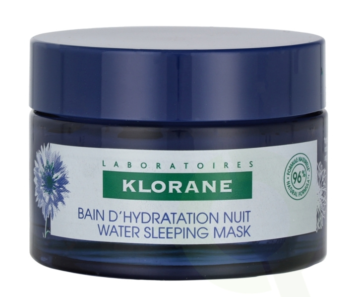 Klorane Water Sleeping Mask - Cornflower & Hyaluronic Acid 50 ml in the group BEAUTY & HEALTH / Skin care / Face / Face creams at TP E-commerce Nordic AB (C79636)