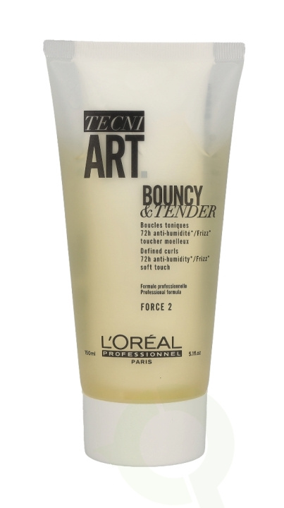 L\'Oreal Tecni.Art Bouncy & Tender Cream 150 ml Force 2 in the group BEAUTY & HEALTH / Hair & Styling / Hair care at TP E-commerce Nordic AB (C79701)