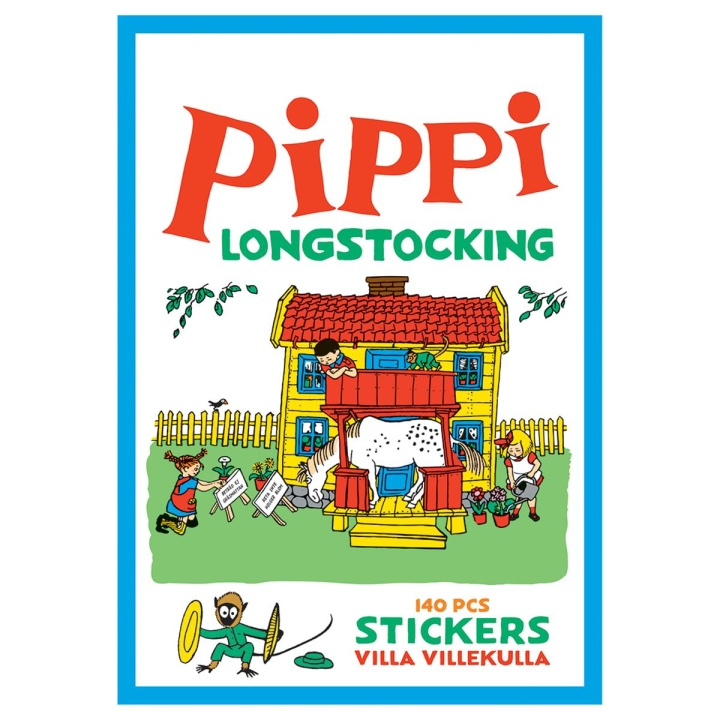 Barbo Toys Pippi Stickers Villa Villekulla w. 140 sticker in the group TOYS, KIDS & BABY PRODUCTS / Toys / Crafts at TP E-commerce Nordic AB (C79742)