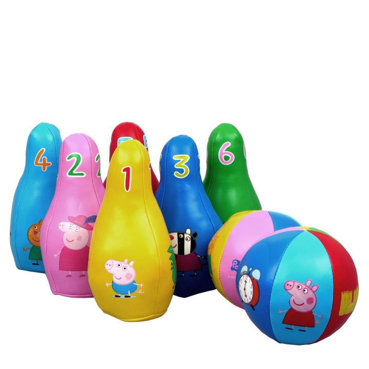 Barbo Toys Peppa Pig Soft Bowling Set in the group TOYS, KIDS & BABY PRODUCTS / Games / Children\'s games at TP E-commerce Nordic AB (C79747)