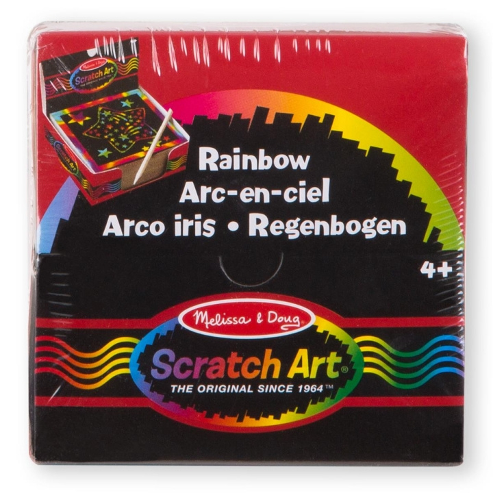 Melissa & Doug Scratch Art Mini Notes Rainbow in the group TOYS, KIDS & BABY PRODUCTS / Toys / Draw & Count at TP E-commerce Nordic AB (C79778)