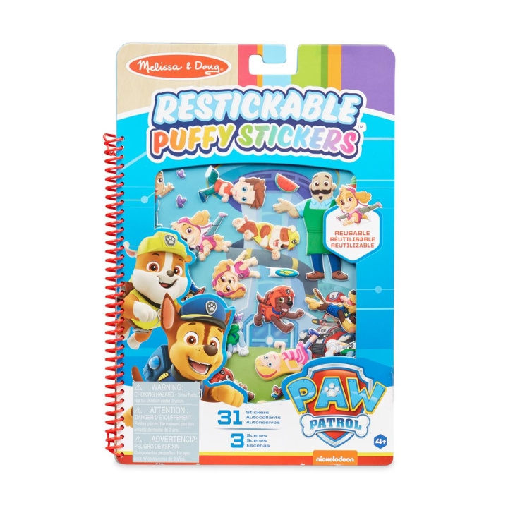 Melissa & Doug Reusable Puffy Stickers Activity Book Paw Patrol Adventure Bay in the group TOYS, KIDS & BABY PRODUCTS / Toys / Crafts at TP E-commerce Nordic AB (C79781)