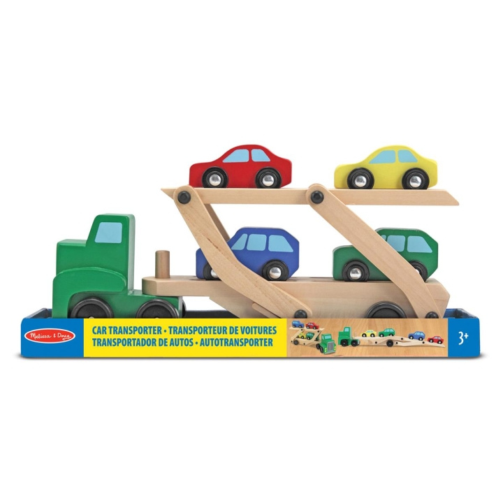 Melissa & Doug Wooden Cars Car Transporter in the group TOYS, KIDS & BABY PRODUCTS / Toys / Toy cars at TP E-commerce Nordic AB (C79787)