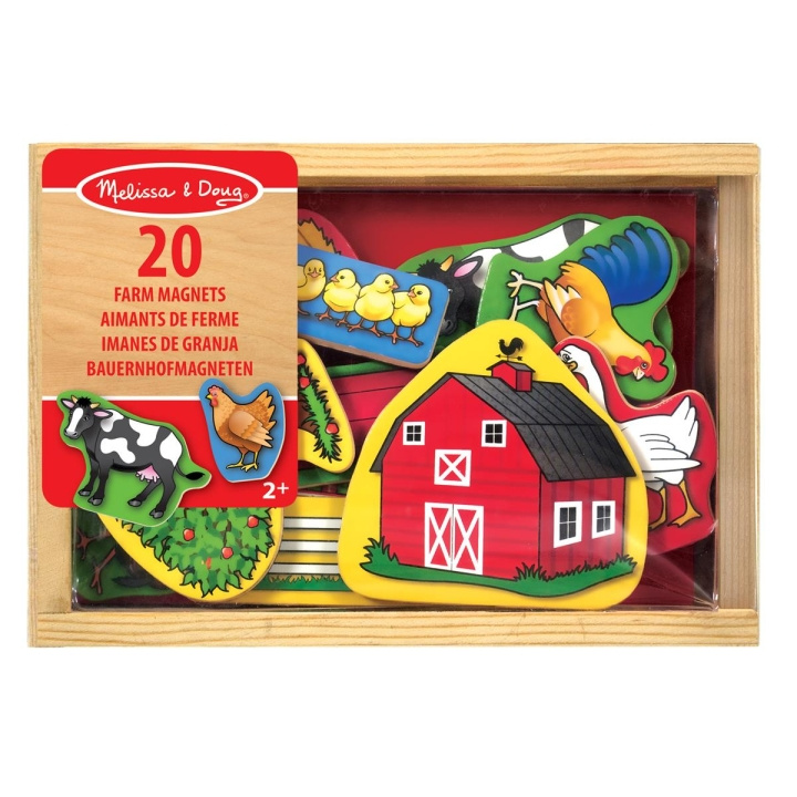 Melissa & Doug Wooden Magnets Farm in the group TOYS, KIDS & BABY PRODUCTS / Toys / Crafts at TP E-commerce Nordic AB (C79793)