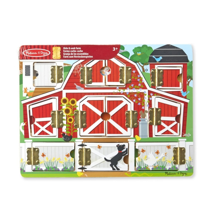 Melissa & Doug Wooden Activity Board Magnetic Farm Hide & Seek in the group TOYS, KIDS & BABY PRODUCTS / Baby toys / Activity toys at TP E-commerce Nordic AB (C79796)