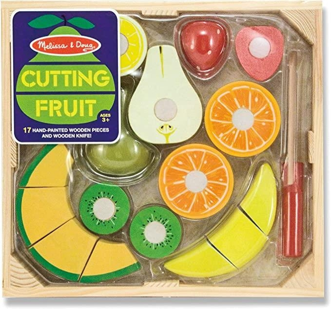 Melissa & Doug Food Play Wooden Cutting Fruit in the group TOYS, KIDS & BABY PRODUCTS / Toys / Kitchen toys at TP E-commerce Nordic AB (C79800)