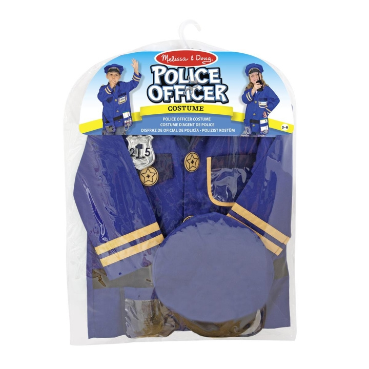 Melissa & Doug Role Play Costume Set Police Officer in the group TOYS, KIDS & BABY PRODUCTS / Toys / Masquerade costumes at TP E-commerce Nordic AB (C79801)