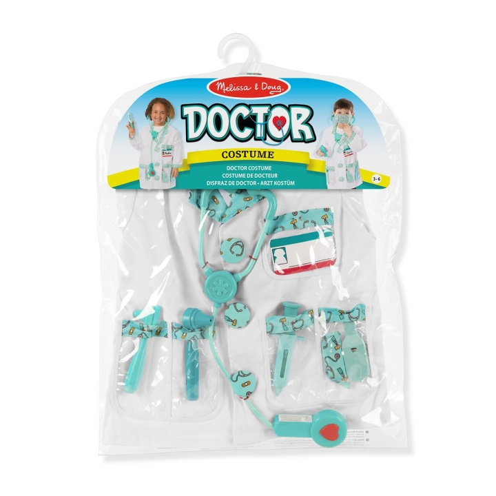 Melissa & Doug Role Play Costume Set Doctor in the group TOYS, KIDS & BABY PRODUCTS / Toys / Masquerade costumes at TP E-commerce Nordic AB (C79802)