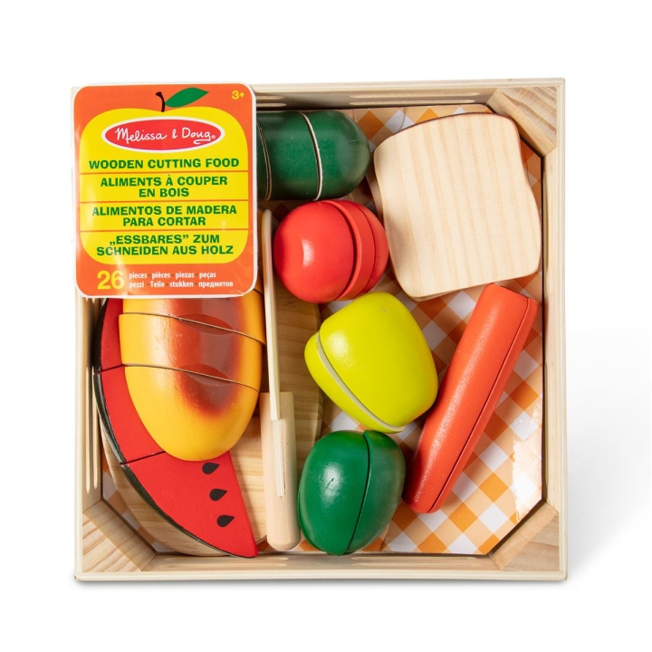 Melissa & Doug Food Play Wooden Cutting Food in the group TOYS, KIDS & BABY PRODUCTS / Toys / Kitchen toys at TP E-commerce Nordic AB (C79804)