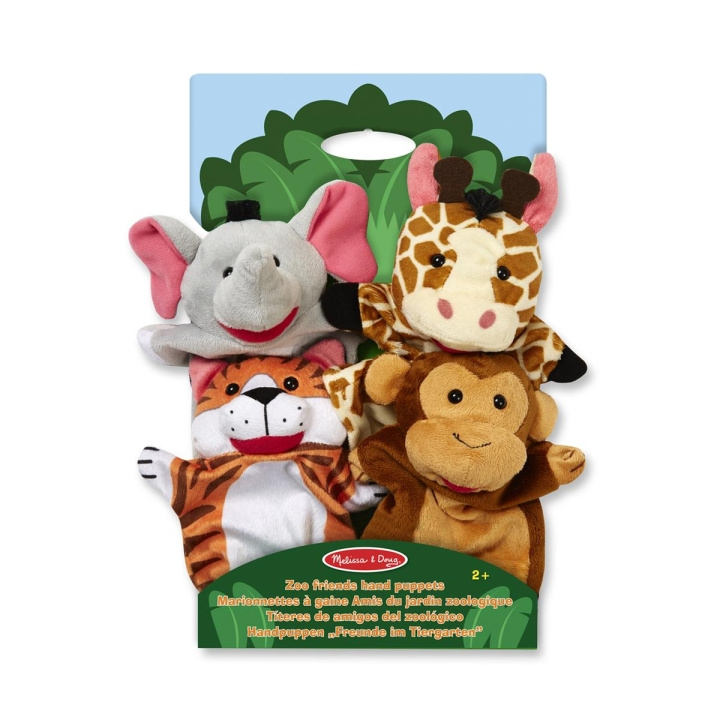 Melissa & Doug Hand Puppets Zoo Friends in the group TOYS, KIDS & BABY PRODUCTS / Toys / Toys at TP E-commerce Nordic AB (C79828)