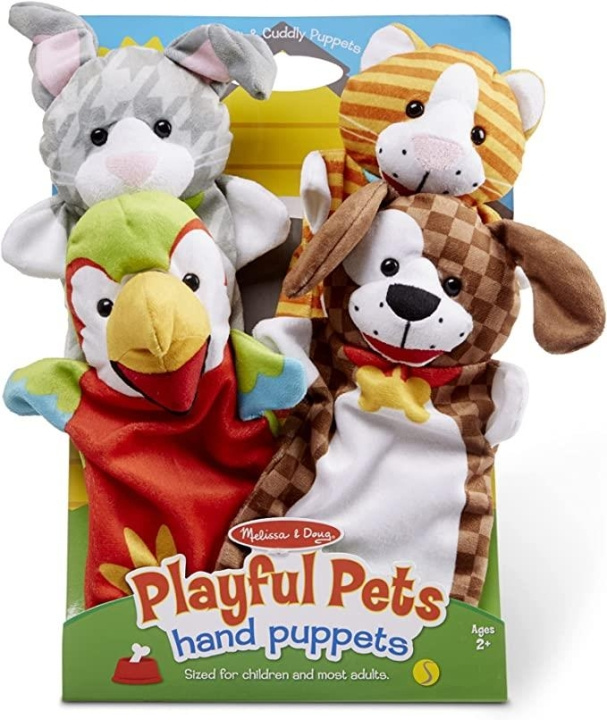 Melissa & Doug Hand Puppets Playful Pets in the group TOYS, KIDS & BABY PRODUCTS / Toys / Toys at TP E-commerce Nordic AB (C79829)