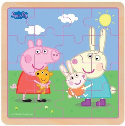 Barbo Toys Peppa Pig Wooden Puzzle Rebecca in the group TOYS, KIDS & BABY PRODUCTS / Toys / Puzzles at TP E-commerce Nordic AB (C79835)