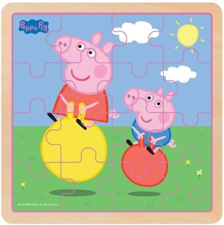 Barbo Toys Peppa Pig Wooden Puzzle Bouncy Ball in the group TOYS, KIDS & BABY PRODUCTS / Toys / Puzzles at TP E-commerce Nordic AB (C79836)