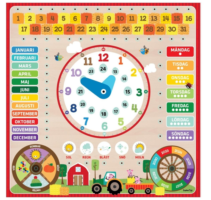 Barbo Toys Barbo Classic Teachers Calendar SE in the group TOYS, KIDS & BABY PRODUCTS / Toys / Draw & Count at TP E-commerce Nordic AB (C79839)