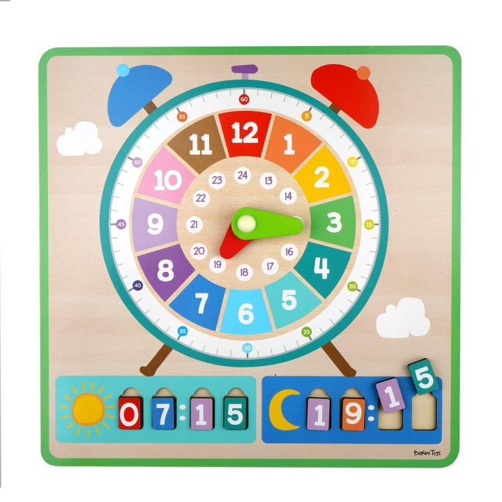 Barbo Toys Barbo Classic Clock board in the group TOYS, KIDS & BABY PRODUCTS / Toys / Draw & Count at TP E-commerce Nordic AB (C79840)