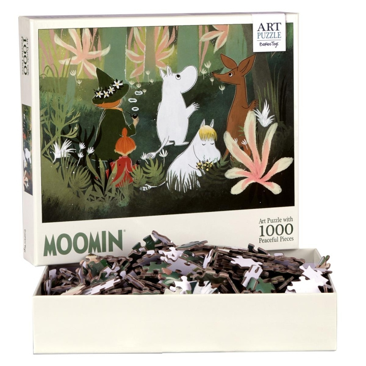 Barbo Toys Moomin Art Puzzle Green 1000 pcs in the group TOYS, KIDS & BABY PRODUCTS / Toys / Puzzles at TP E-commerce Nordic AB (C79846)