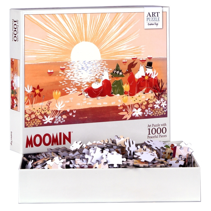 Barbo Toys Moomin Art Puzzle Red 1000 pcs in the group TOYS, KIDS & BABY PRODUCTS / Toys / Puzzles at TP E-commerce Nordic AB (C79847)