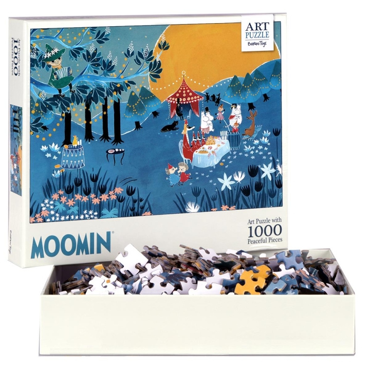 Barbo Toys Moomin Art Puzzle Blue 1000 pcs in the group TOYS, KIDS & BABY PRODUCTS / Toys / Puzzles at TP E-commerce Nordic AB (C79848)