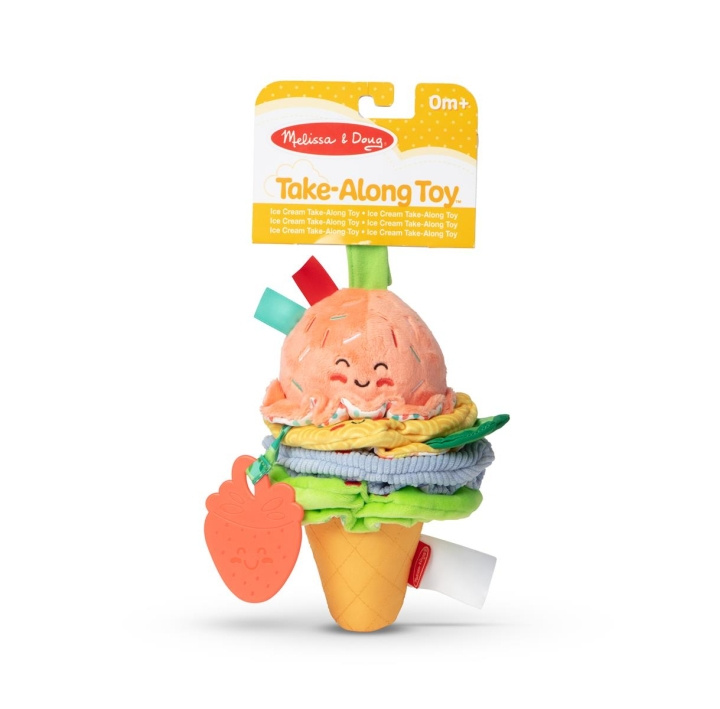 Melissa & Doug Infant Ice Cream Take-Along Pull Toy in the group TOYS, KIDS & BABY PRODUCTS / Baby toys / Activity toys at TP E-commerce Nordic AB (C79849)