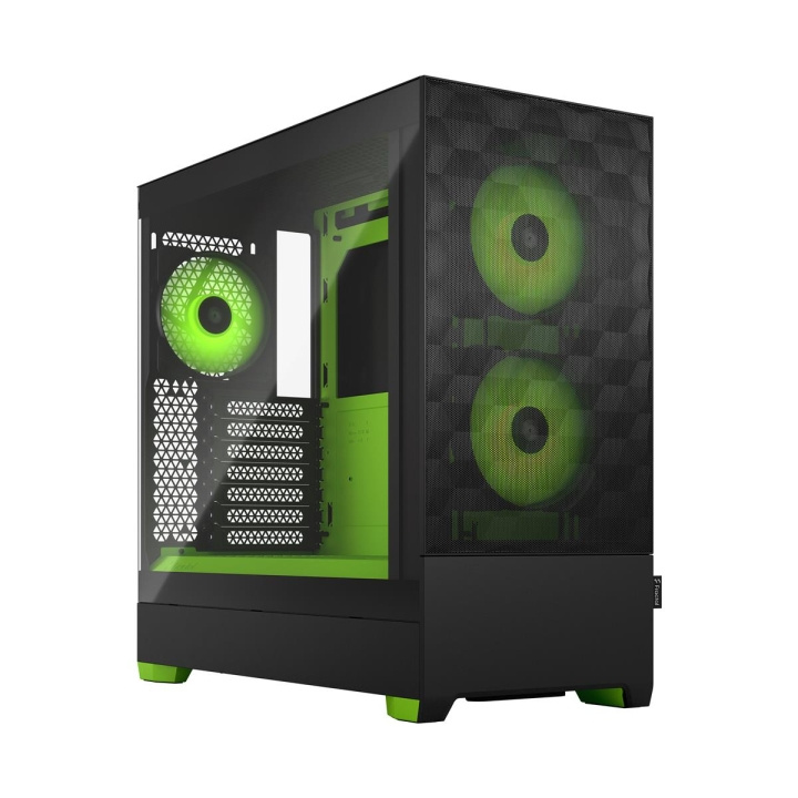 Fractal Design Pop Air RGB Green Core TG Clear Tint in the group COMPUTERS & PERIPHERALS / Computer components / Chassis at TP E-commerce Nordic AB (C79928)