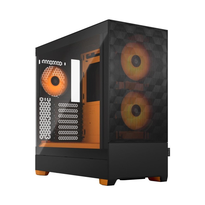 Fractal Design Pop Air RGB Orange Core TG Clear Tint in the group COMPUTERS & PERIPHERALS / Computer components / Chassis at TP E-commerce Nordic AB (C79929)