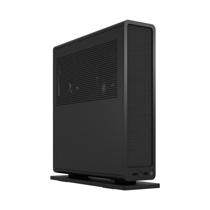 Fractal Design Ridge Black mITX in the group COMPUTERS & PERIPHERALS / Computer components / Chassis at TP E-commerce Nordic AB (C79949)