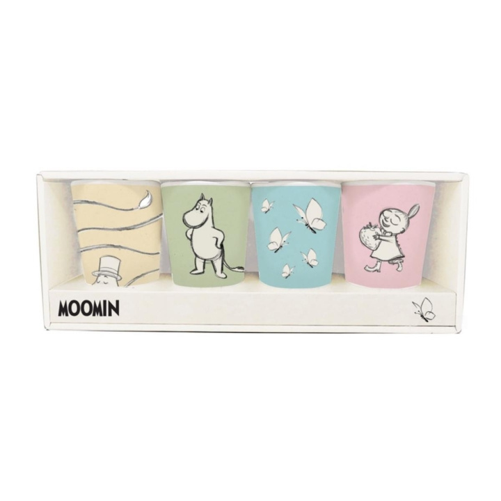 Barbo Toys Moomin 100% Melamine Tableware 4 Tumbler Set in the group TOYS, KIDS & BABY PRODUCTS / Eat & Drink / Baby bottle & Accessories at TP E-commerce Nordic AB (C79965)